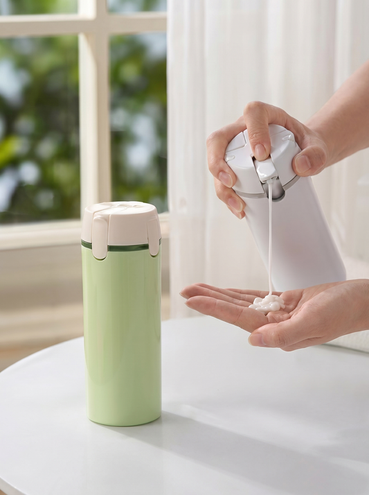 NAOBBII 4-in-1 Travel Dispenser — Leak-Proof, TSA-Approved & Refillable